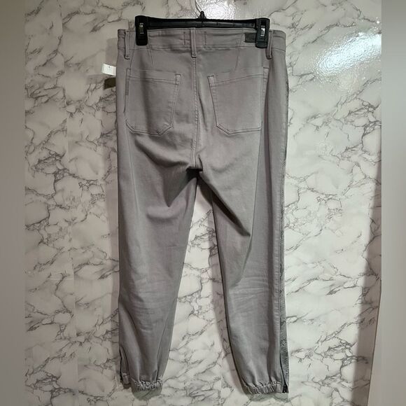 PAIGE Mayslie Jogger Gray Snakeskin Accent Women's Size 28 - Picture 10 of 10